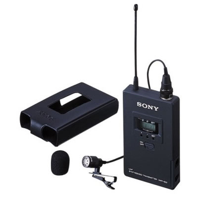 Microfone de Lapela s/ fio sony WRT-822A